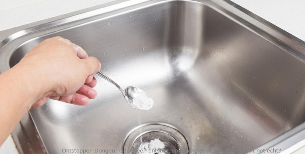 Gootsteen ontstoppen baking soda Dongen: Werkt het echt?