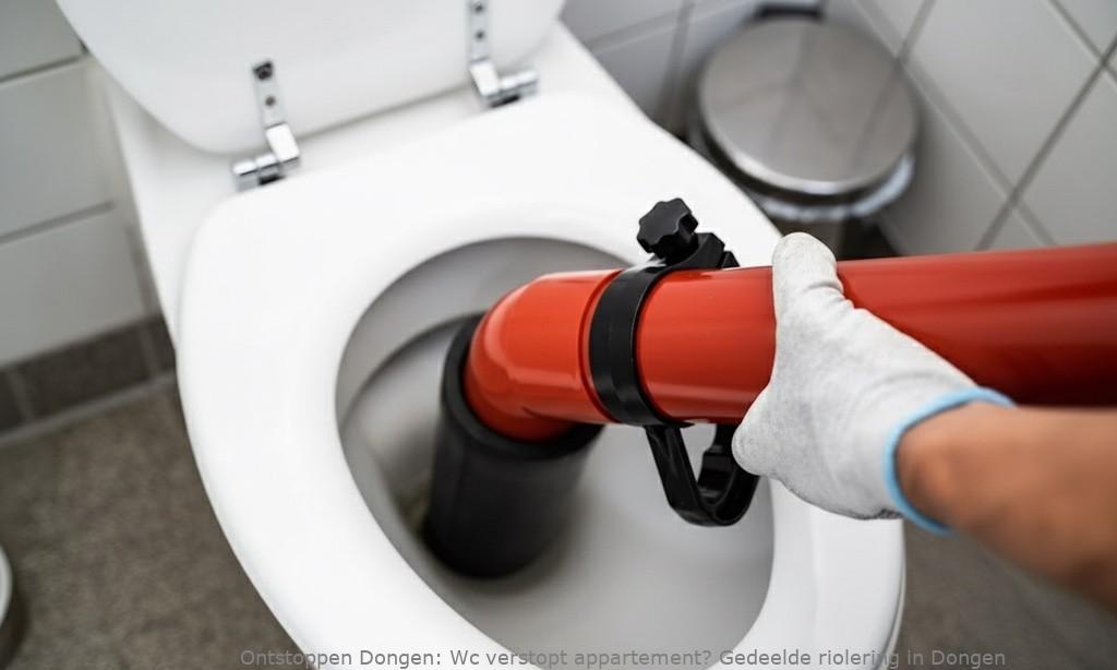 Wc verstopt appartement? Gedeelde riolering in Dongen